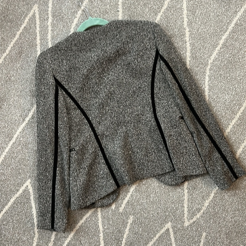 Anne Klein Black and White Tweed Blazer - Picture 2 of 4